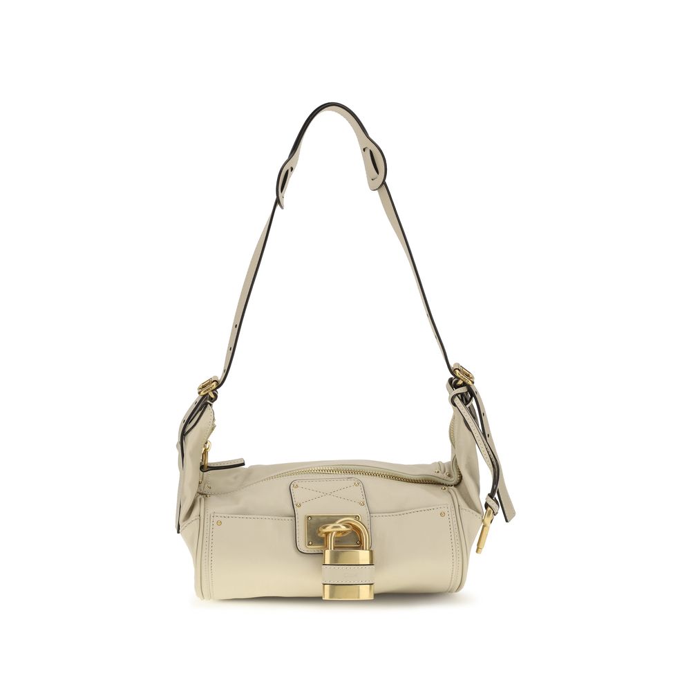 Chloé Beige Calf Leather Bos Taurus Paddington Shoulder Bag