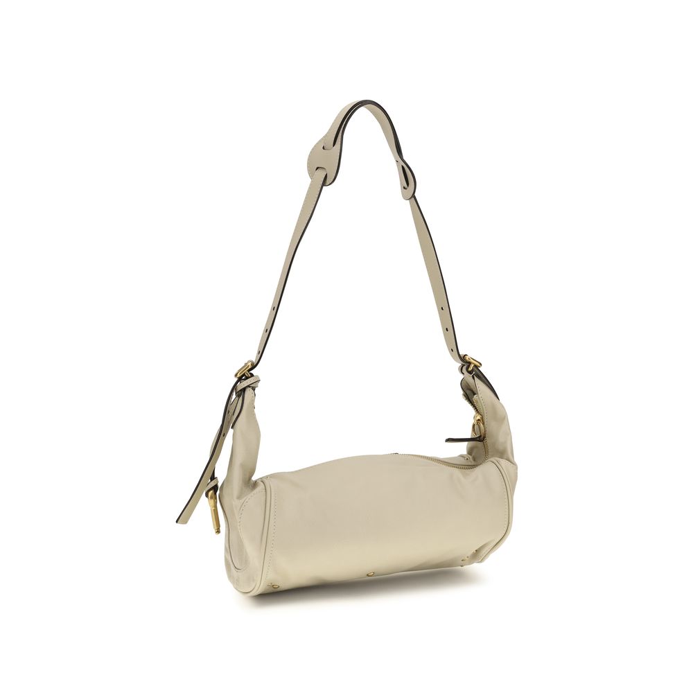 Chloé Beige Calf Leather Bos Taurus Paddington Shoulder Bag