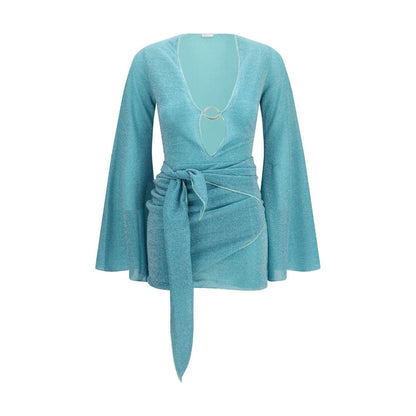 Oséree Blue Polyamide Cocktail Dress