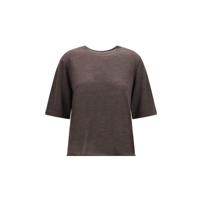 Loulou De Saison Nala Brown Cashmere T-Shirt L