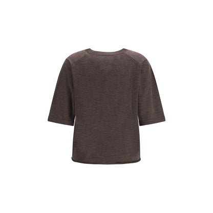 Loulou De Saison Nala Brown Cashmere T-Shirt L