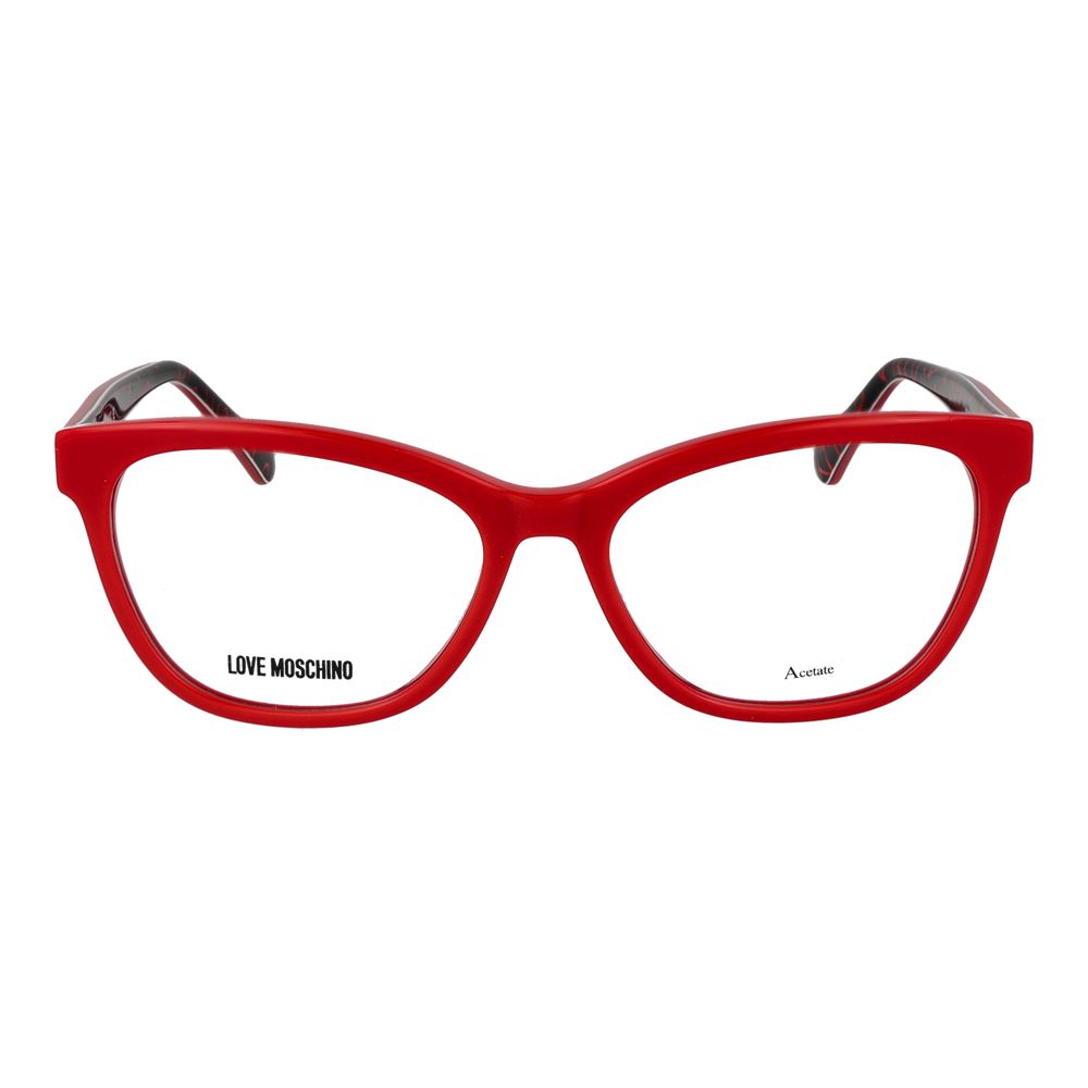 Love Moschino Women’s Optical Glasses – Red Cat Eye Frame