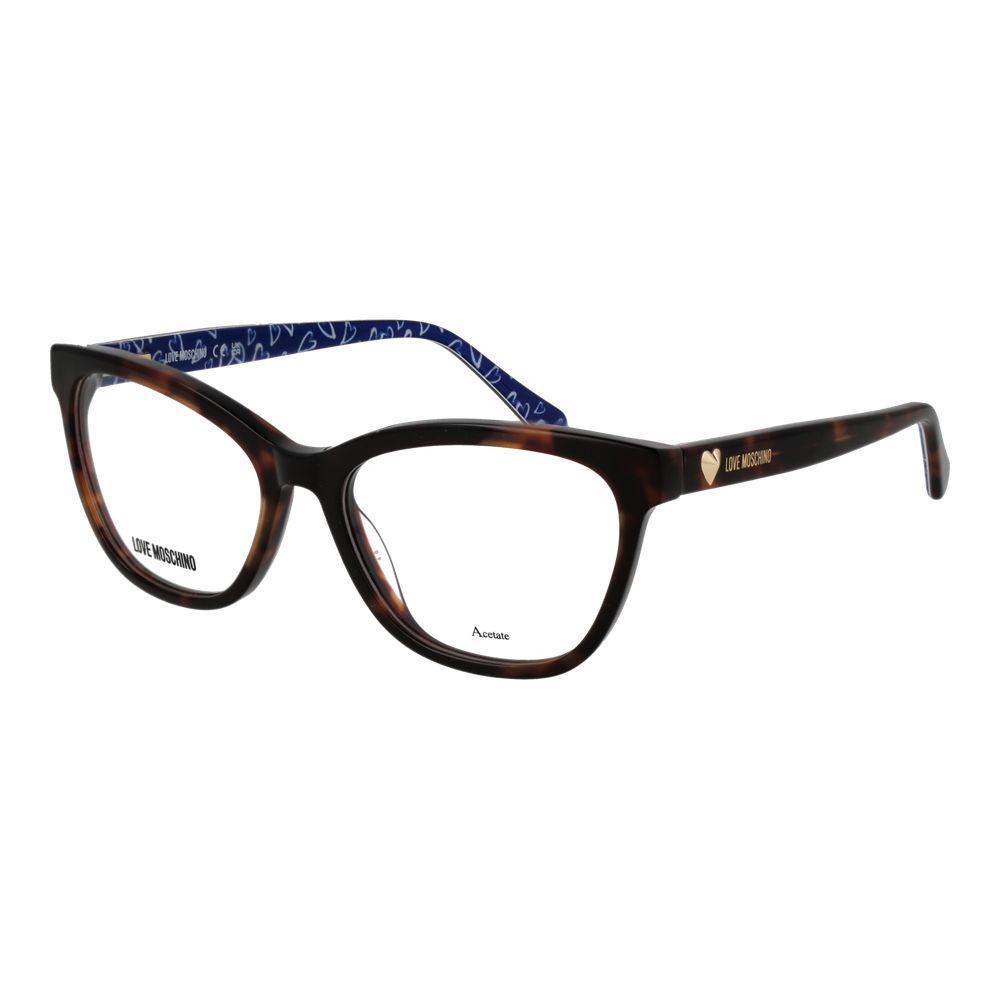 Love Moschino Women's Optical Glasses – Brown Cat Eye Frames