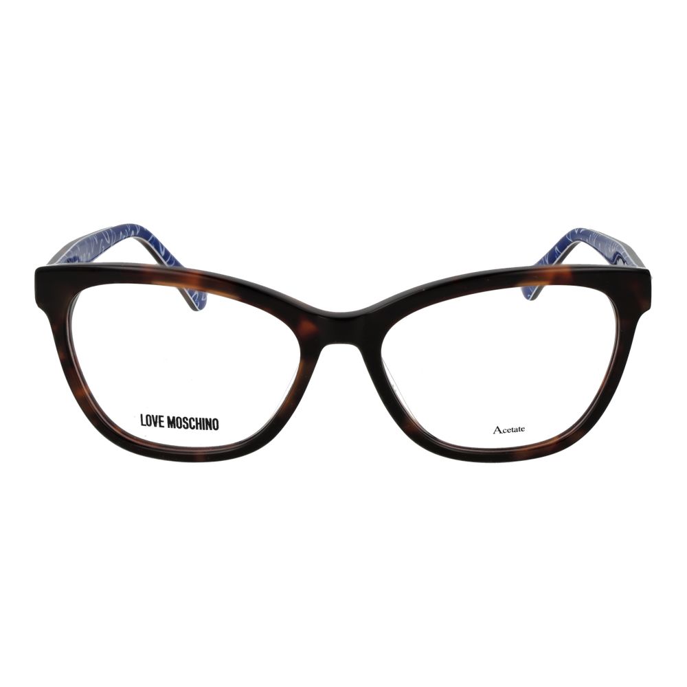 Love Moschino Women's Optical Glasses – Brown Cat Eye Frames