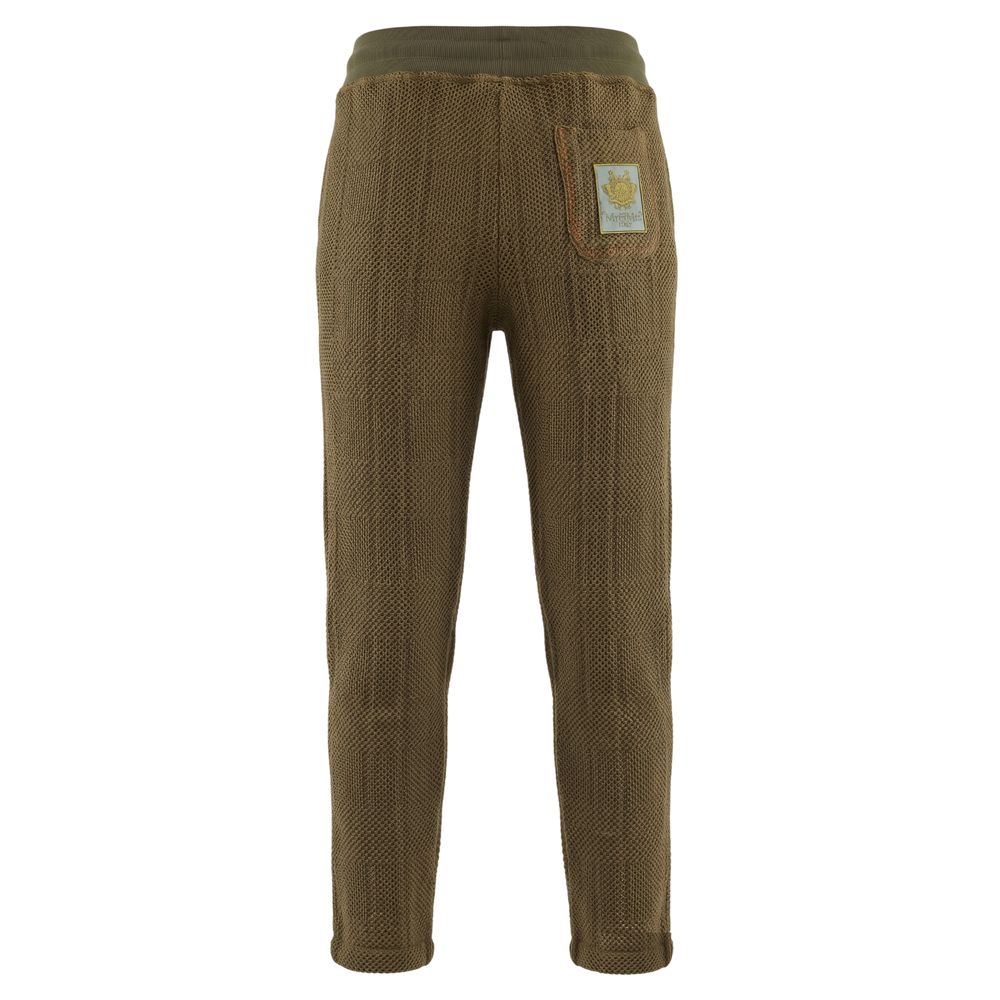 Mr&Mrs Italy Green Knit Mesh Jogger Pants S