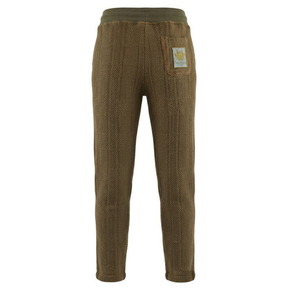 Mr&Mrs Italy Green Knit Mesh Jogger Pants S