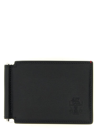 Brunello Cucinelli Black Goatskin Money Clip