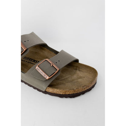 Birkenstock Arizona BS 151213 Gray Leather Flat Sandals Women EU36/US6 to EU40/US10