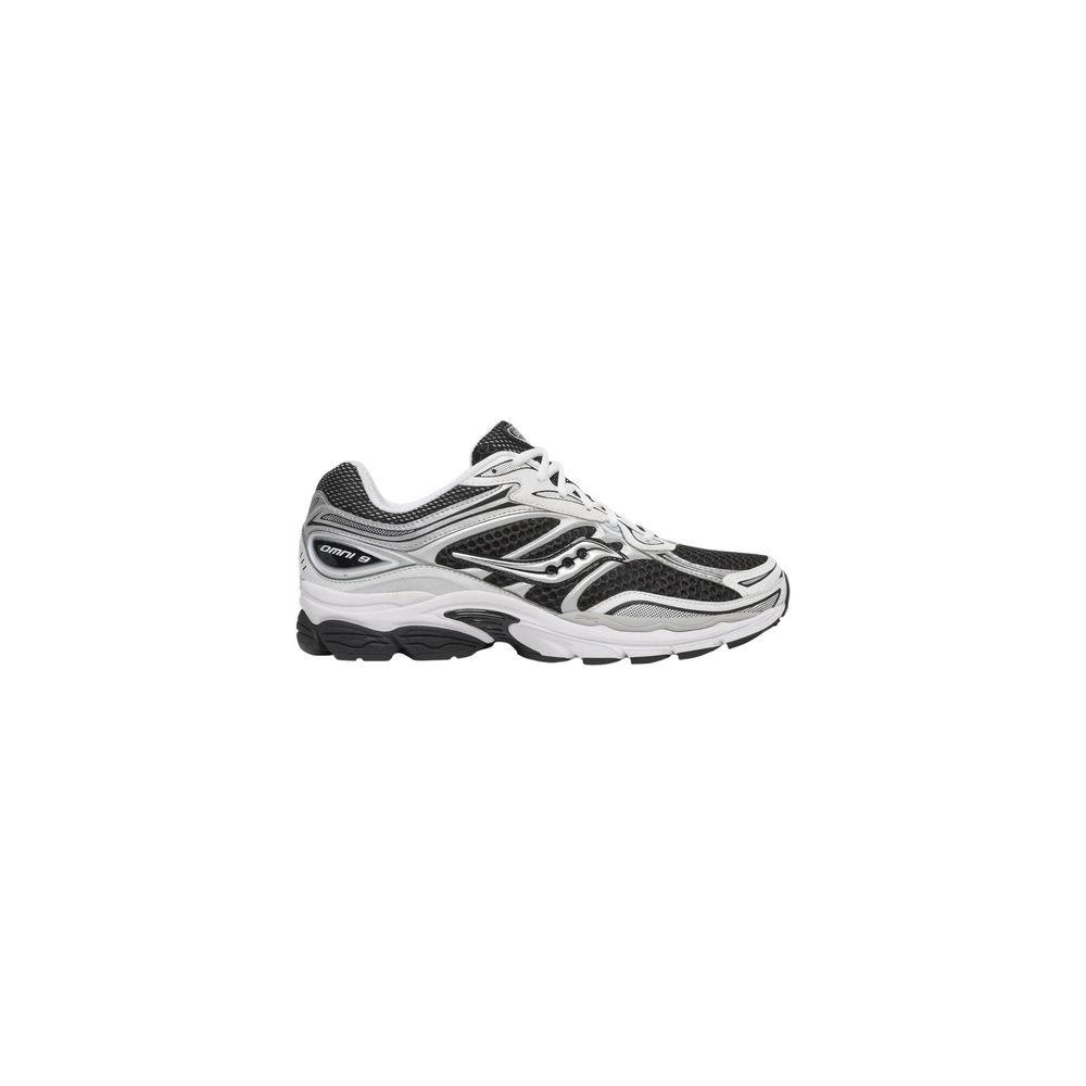 Saucony ProGrid Omni 9 OG Black and White Synthetic Athletic Sneakers
