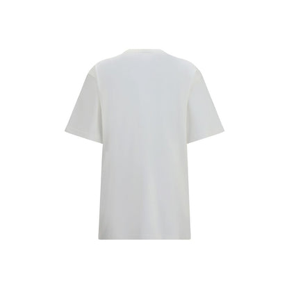 Gucci White Cotton and Silk Jersey T-Shirt