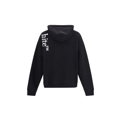 Off-White Vertical Bookish Skate Hoodie Black Cotton Sweatshirt