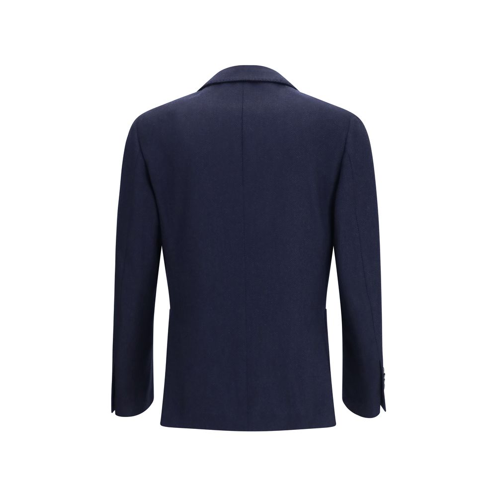 Lardini Blue Wool Oves Aries Jacket IT46 | S, IT50 | L, IT52 | XL, IT54 | XXL