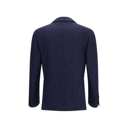 Lardini Blue Wool Oves Aries Jacket IT46 | S, IT50 | L, IT52 | XL, IT54 | XXL