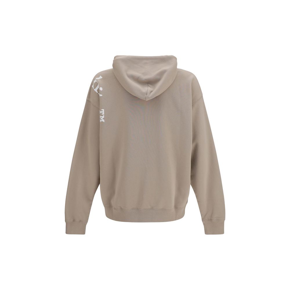 Off-White Vertical Bookish Skate Hoodie Beige Cotton Sweatshirt L, M, S, XL, XXL