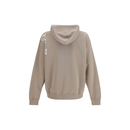 Off-White Vertical Bookish Skate Hoodie Beige Cotton Sweatshirt L, M, S, XL, XXL