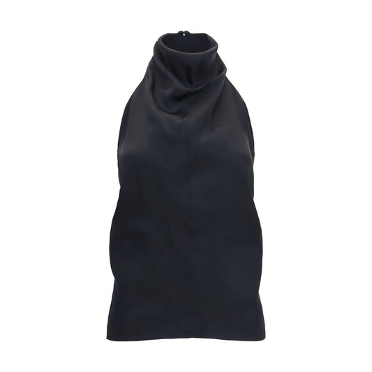 Khaite Rone Top Black Acetate Blouse Size 2