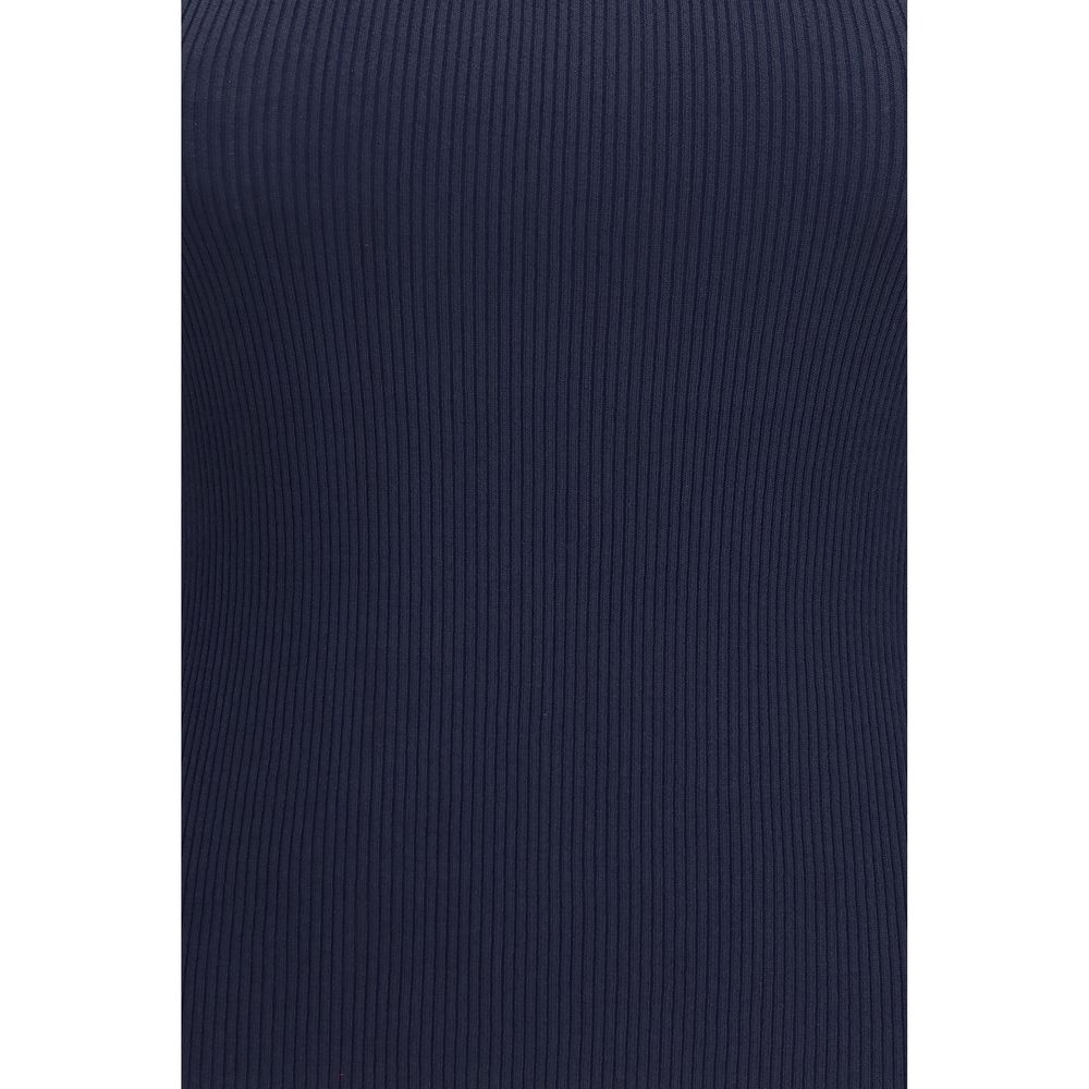 Max Mara Blue Viscose Tank Top
