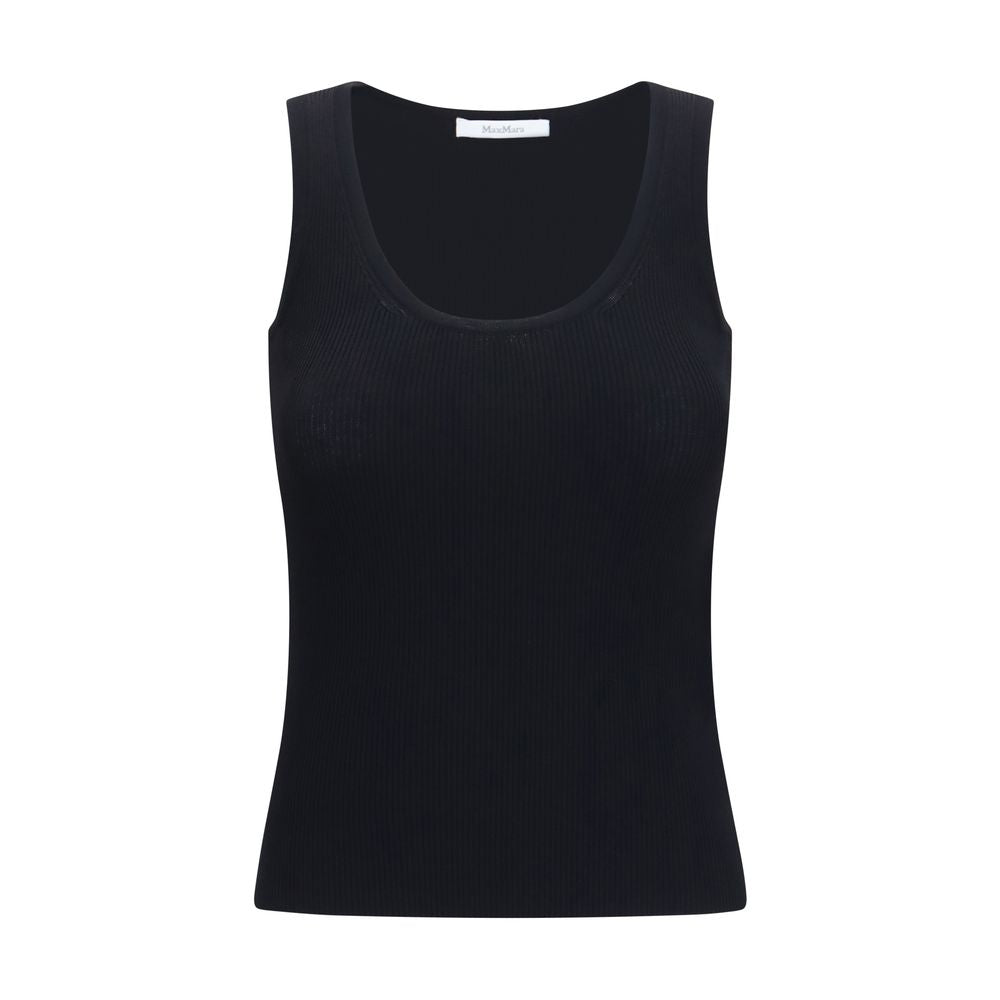 Max Mara Black Viscose Tank Top M