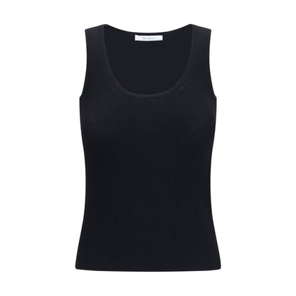 Max Mara Black Viscose Tank Top M