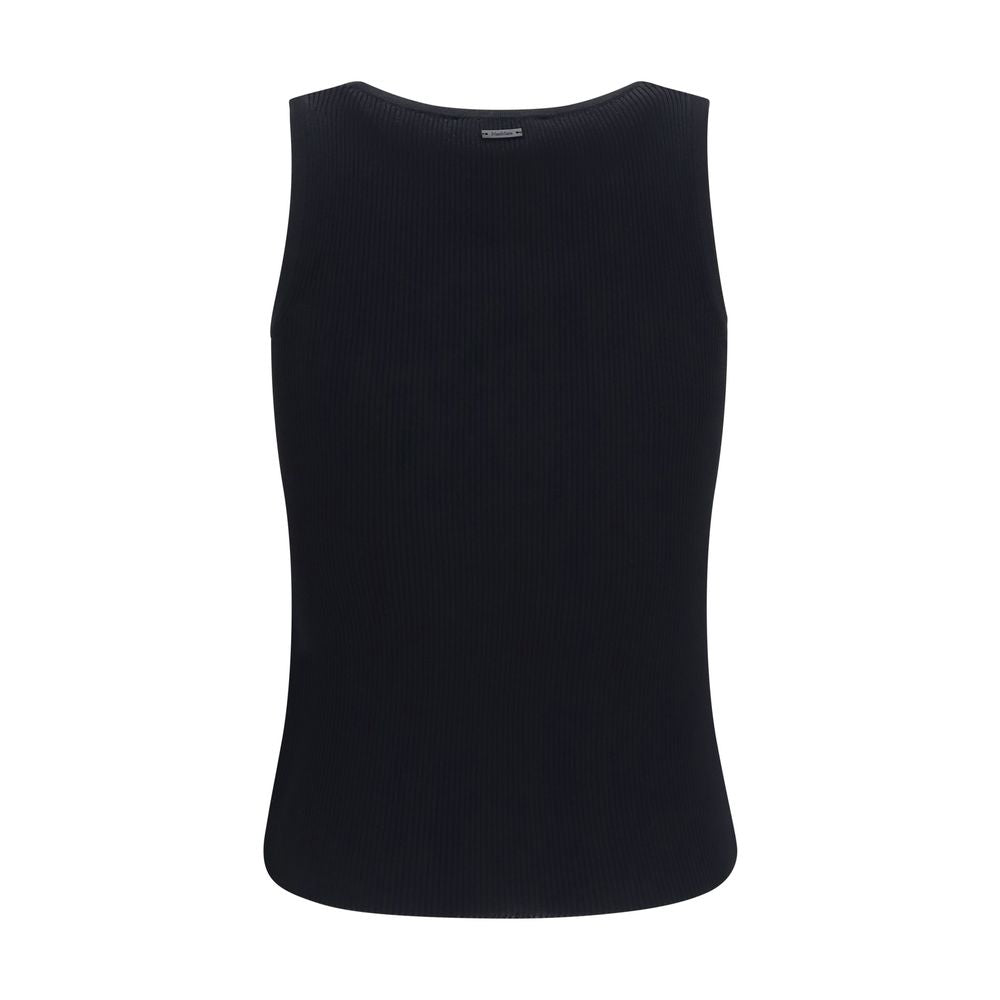 Max Mara Black Viscose Tank Top M