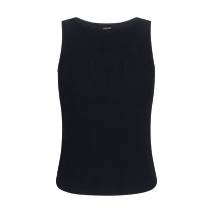 Max Mara Black Viscose Tank Top M