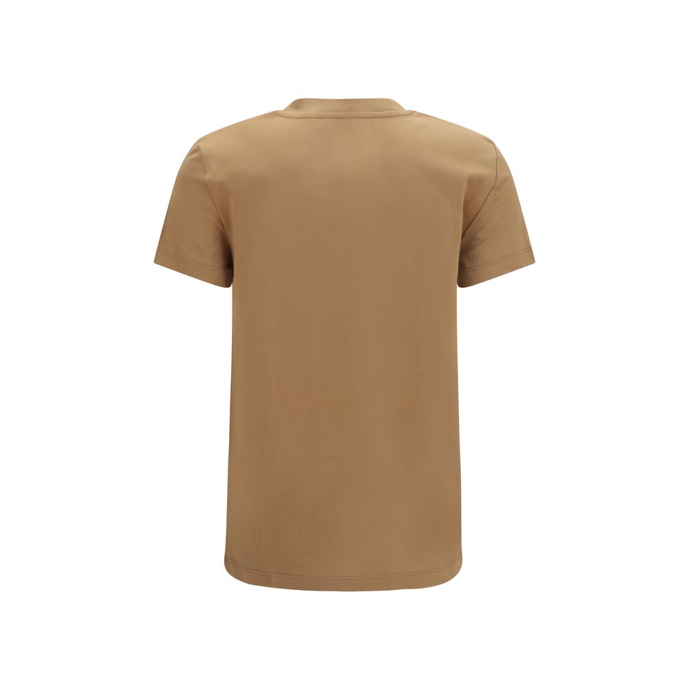 Max Mara Papaia T-shirt in Beige Cotton Sportswear