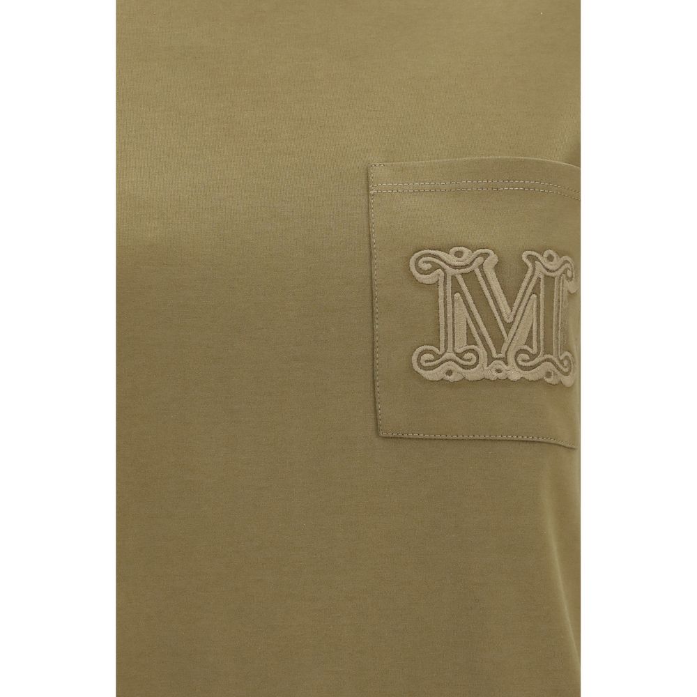 Max Mara Papaia Bicolor Cotton T-Shirt - AW26 - L, M, S, XL