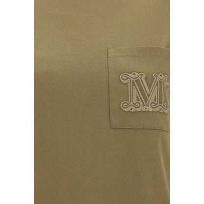 Max Mara Papaia Bicolor Cotton T-Shirt - AW26 - L, M, S, XL