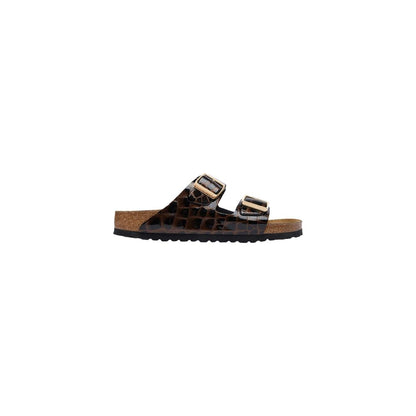 Birkenstock Arizona Emboss Animal Black Leather Flat Sandals EU36/US6 - EU41/US11