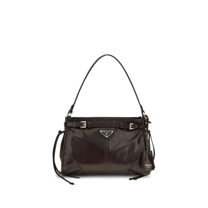 Prada Mini Bonnie Handbag in Brown Calf Leather Bos Taurus