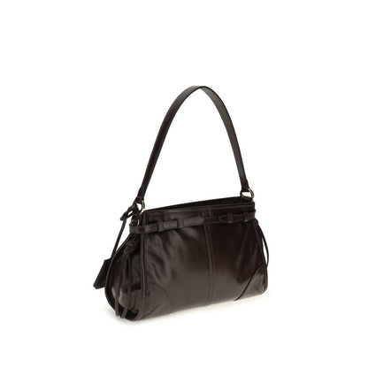 Prada Mini Bonnie Handbag in Brown Calf Leather Bos Taurus