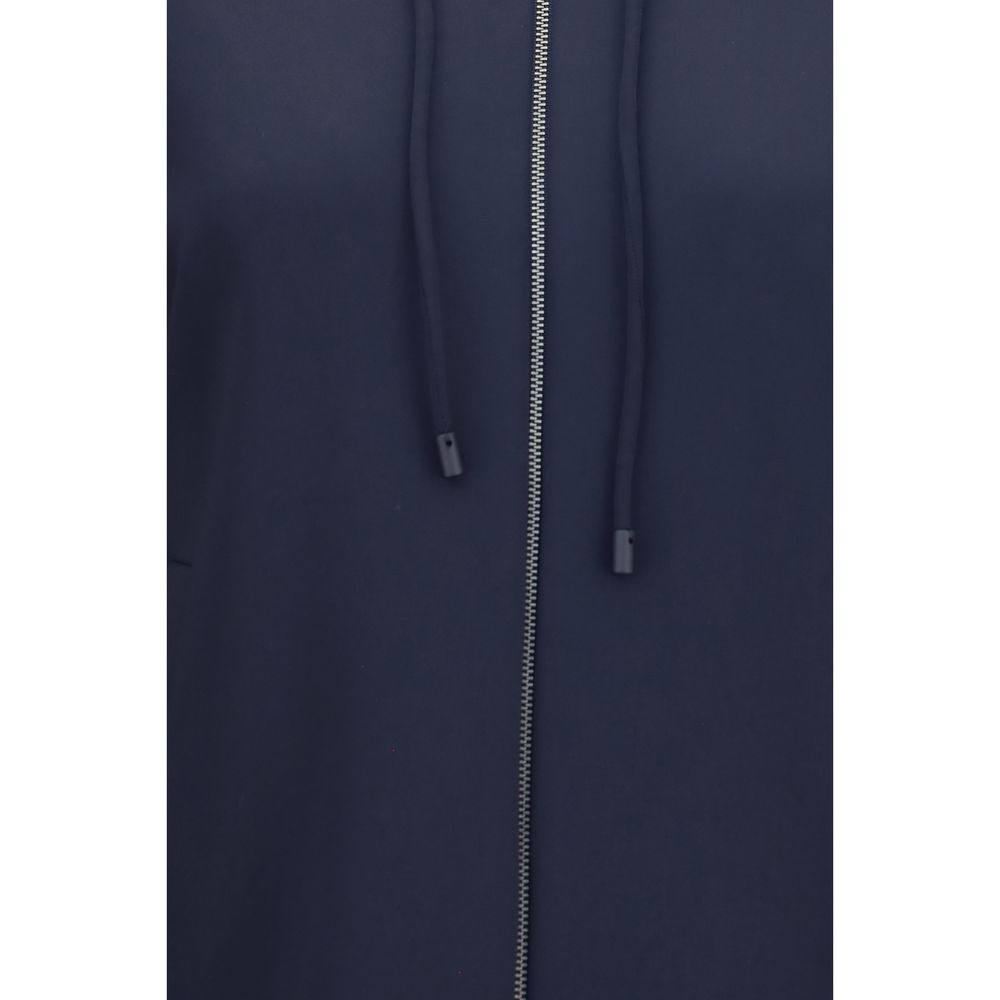 Max Mara Blue Polyamide Sweatshirt - Fidato Hooded Sweatshirt