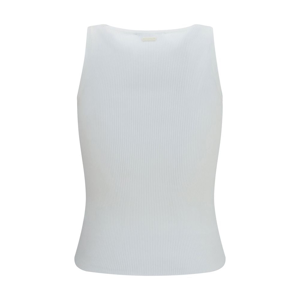 Max Mara White Viscose Tank Top