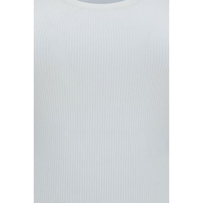 Max Mara White Viscose Tank Top