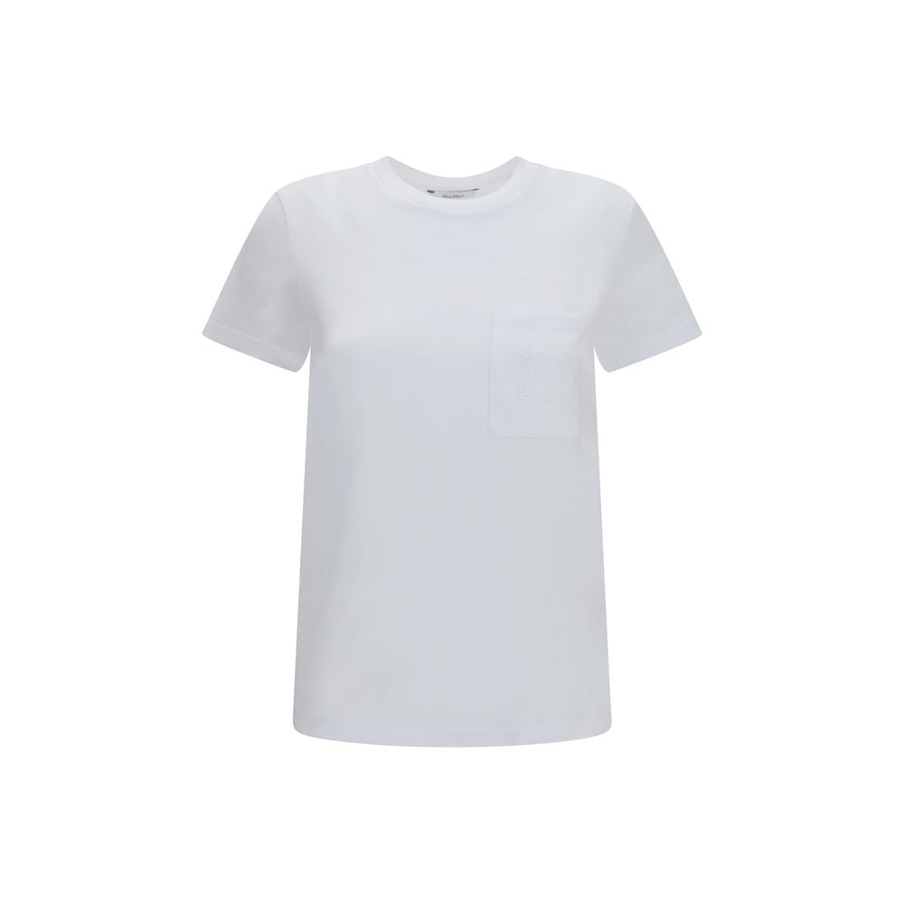 Max Mara Papaia T-shirt in White Cotton