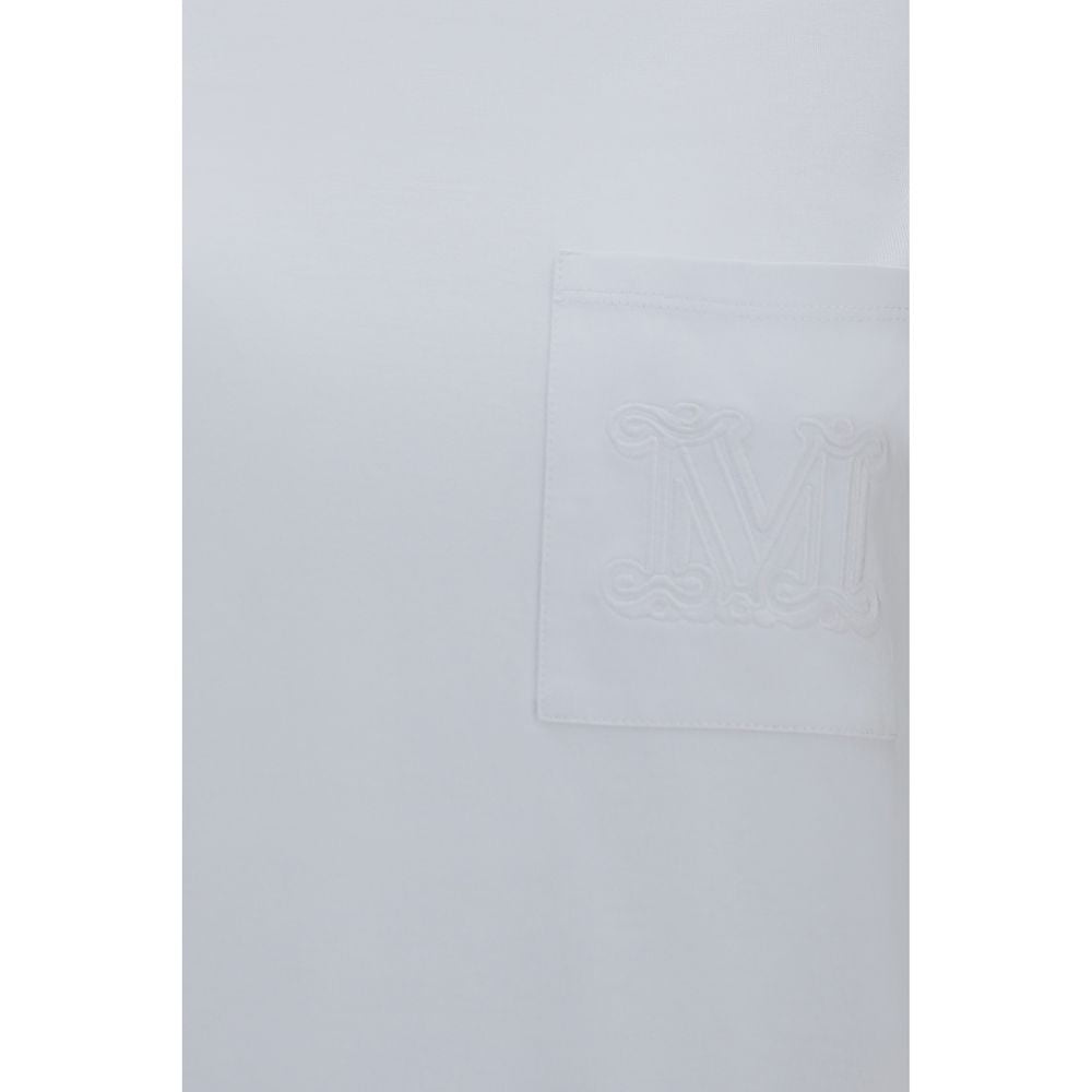 Max Mara Papaia T-shirt in White Cotton