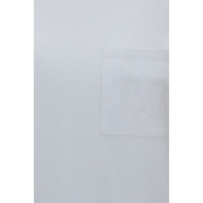 Max Mara Papaia T-shirt in White Cotton