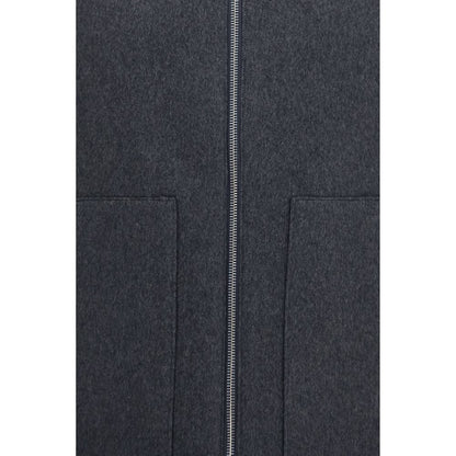 Lardini Gray Wool Oves Aries Sleeveless Jacket IT46 | S, IT50 | L, IT52 | XL