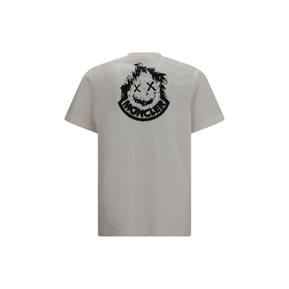 Moncler Beige Cotton T-Shirt M