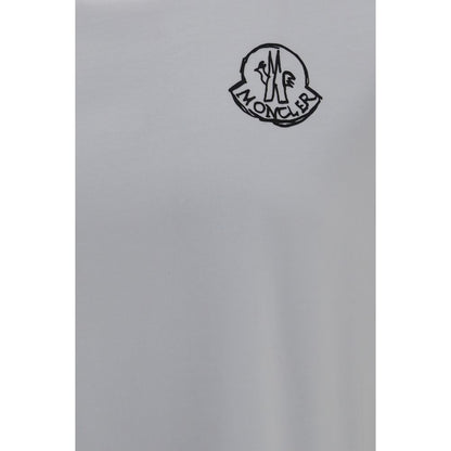 Moncler White Cotton T-Shirt - XL