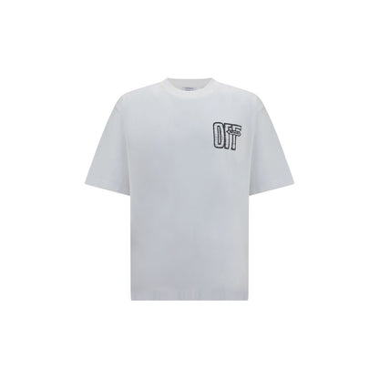 Off-White Motion Arrow Skate T-shirt - White Cotton Sportswear