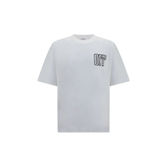 Off-White Motion Arrow Skate T-shirt - White Cotton Sportswear