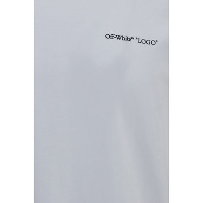 Off-White Logo Quote T-Shirt White Cotton Regular Fit