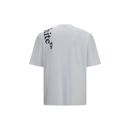 Off-White Vertical Bookish Skate T-shirt White Cotton Size L