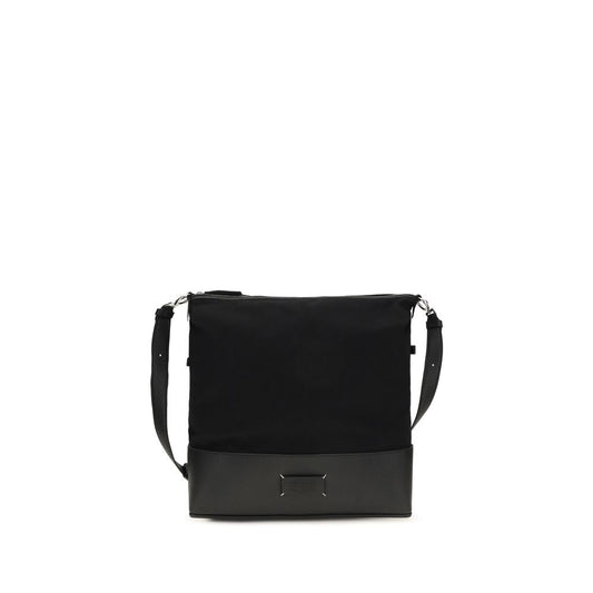 Maison Margiela Black Calf Leather Bos Taurus Medium 5AC Hobo Shoulder Bag