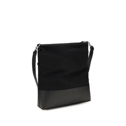 Maison Margiela Black Calf Leather Bos Taurus Medium 5AC Hobo Shoulder Bag