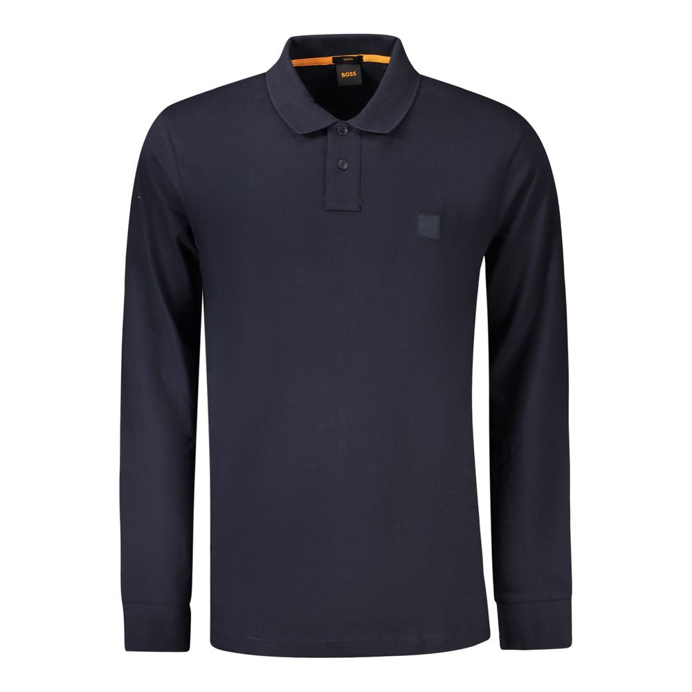 Hugo Boss Blue Cotton Men's Polo Shirt