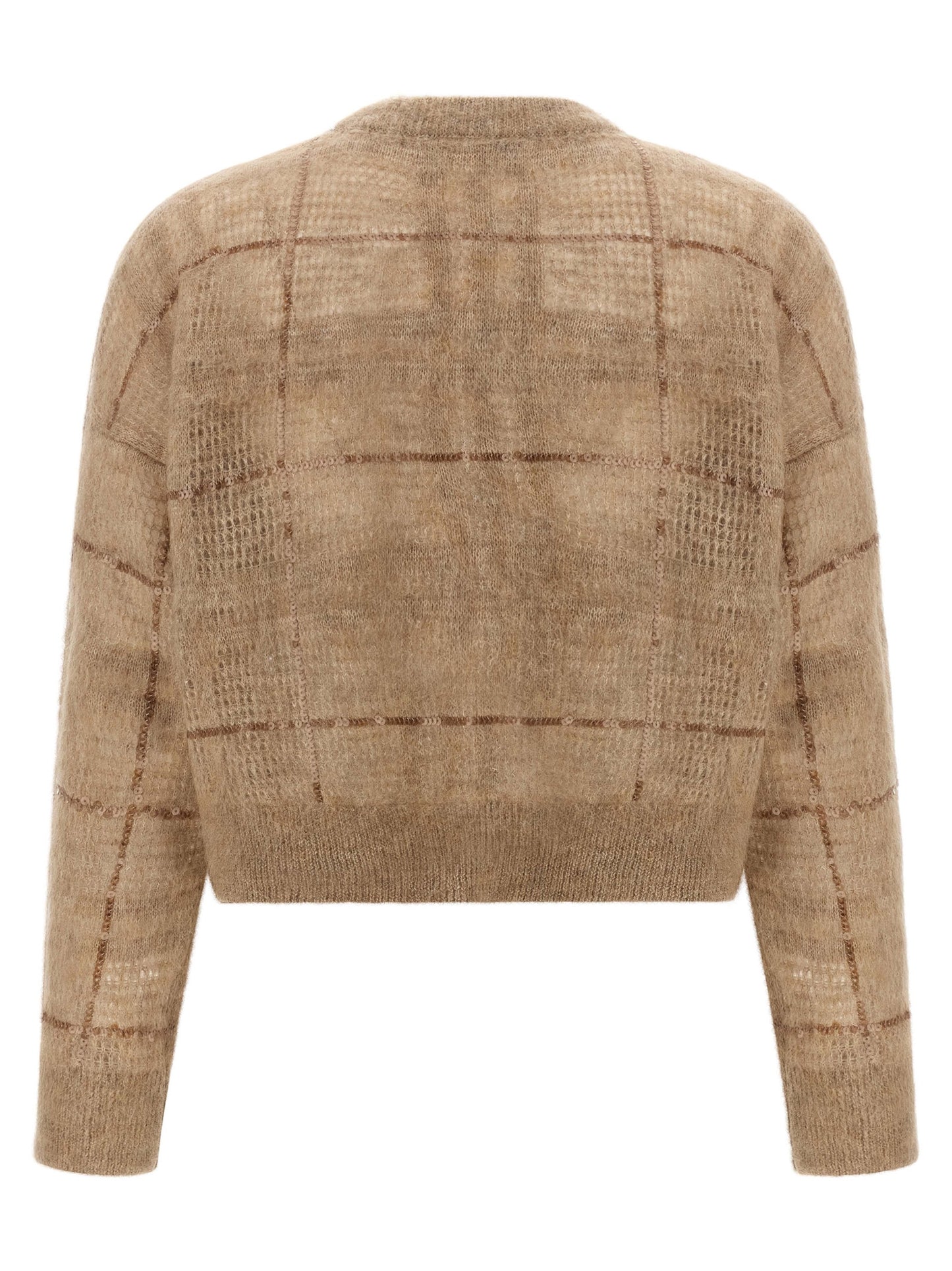 Brunello Cucinelli Beige Wool Cardigan
