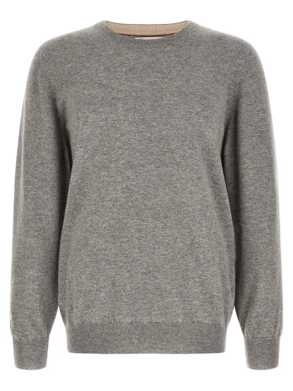 Brunello Cucinelli Gray Cashmere Cardigan