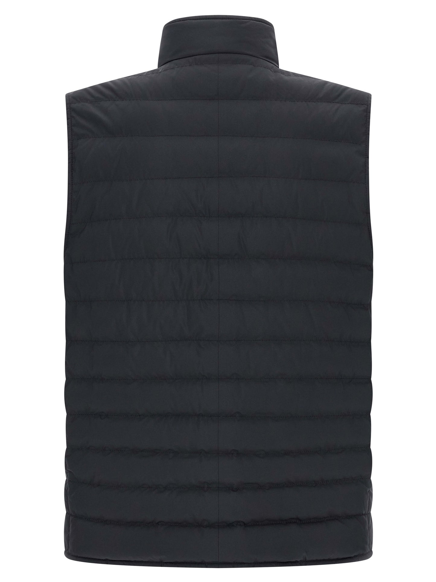 Brunello Cucinelli Blue Polyester Sleeveless Jacket